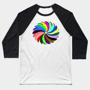 Color Full Crescent Moon (mug, T-Shirt, coffee mug, pants, moon) Baseball T-Shirt